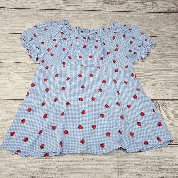 NWT Stitchfix Strawberry Blue Blouse size 5T - Picture 4 of 4